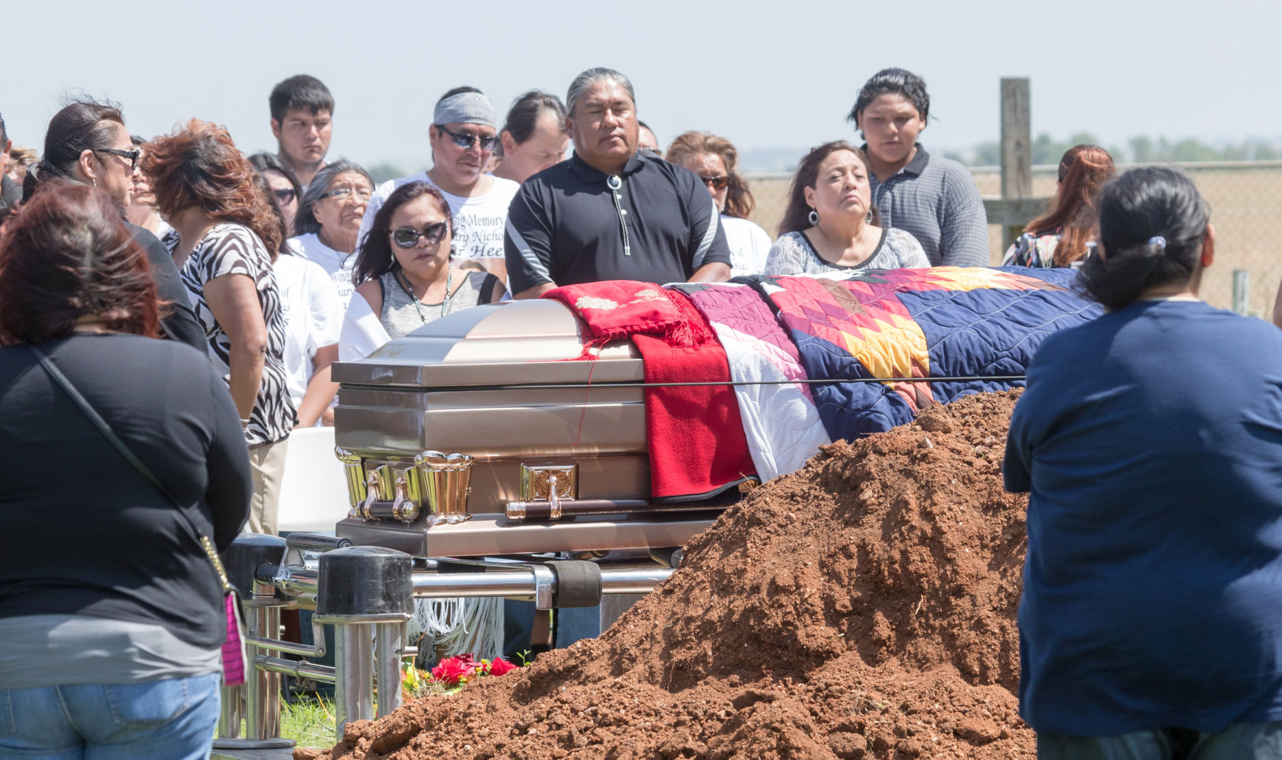 Zachary Bearheels funeral